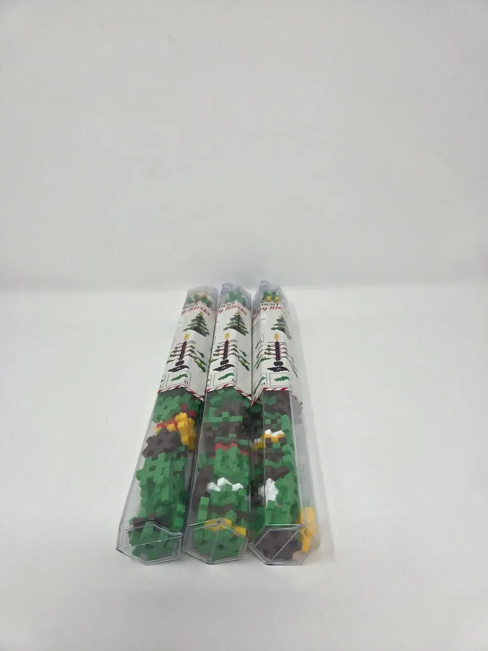Christmas Tree Hashtag Building Blocks Set of 3